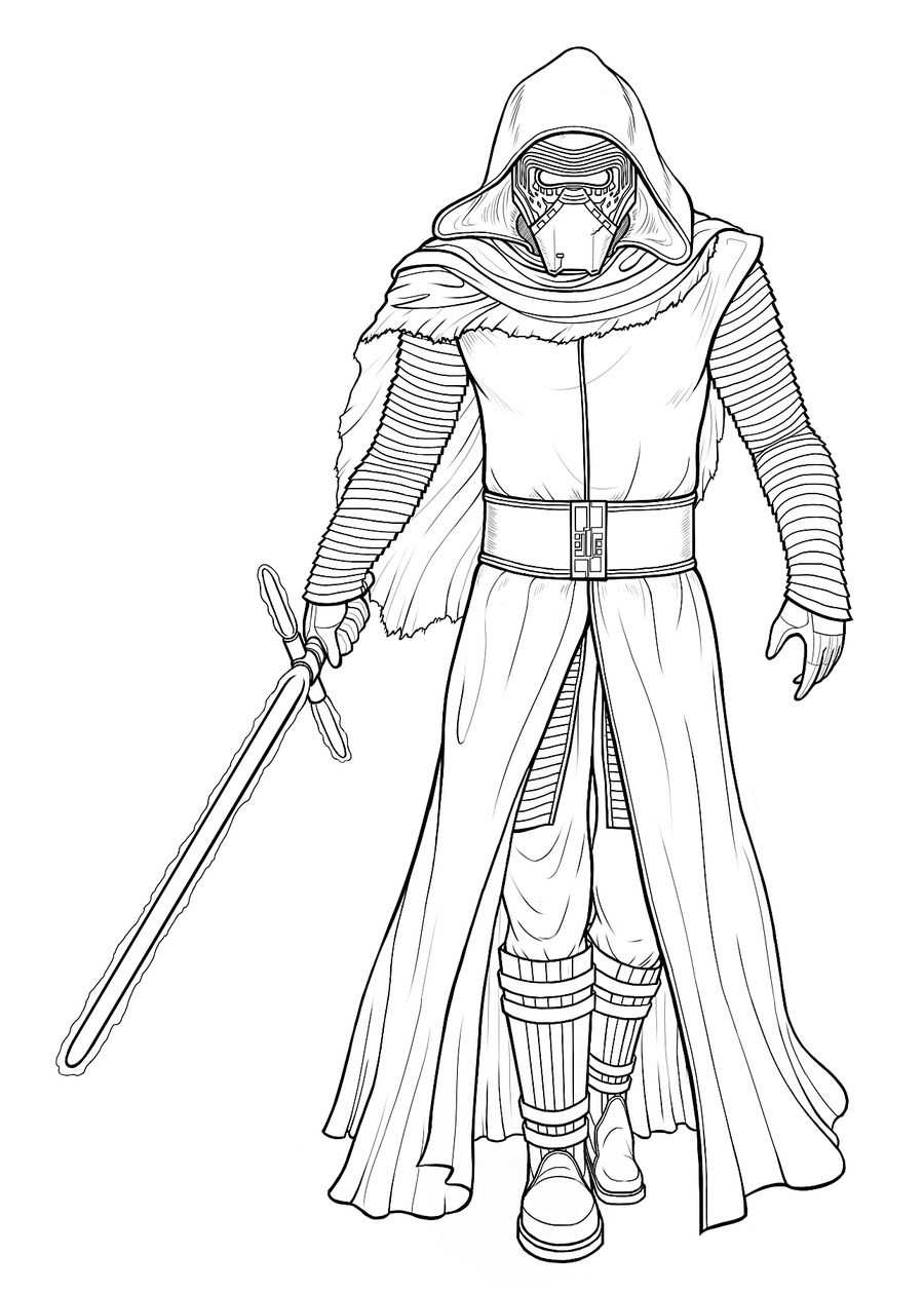 Kylo Ren Coloring Pages   Best Coloring Pages For Kids