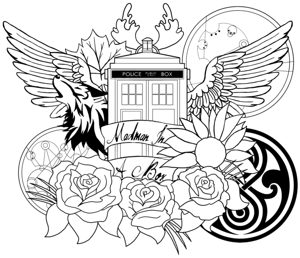 Dr Who Coloring Pages