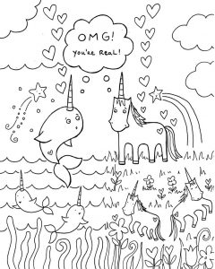 narwhal coloring pages  best coloring pages for kids