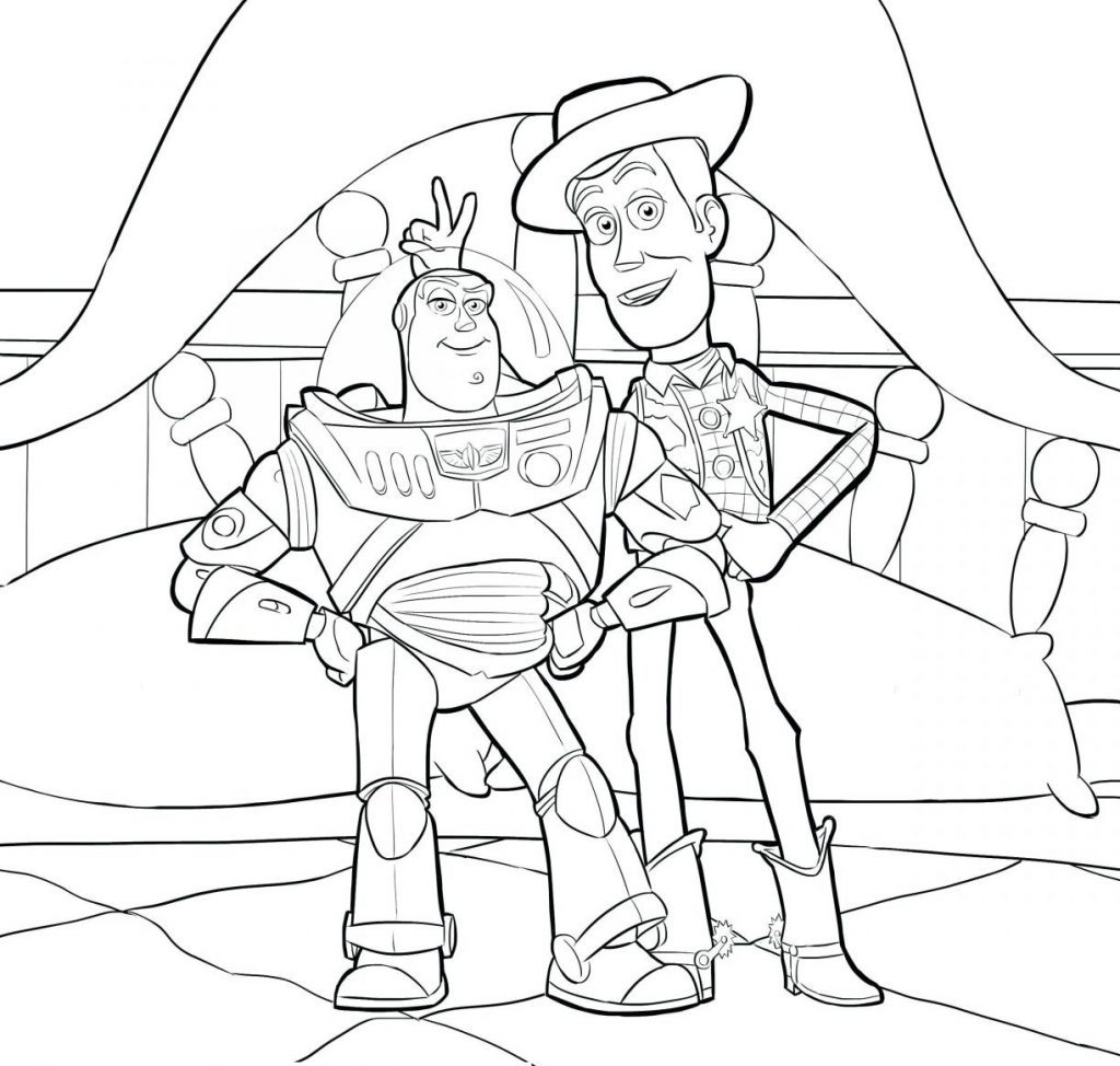 Funny Toy Story 4 Coloring Pages