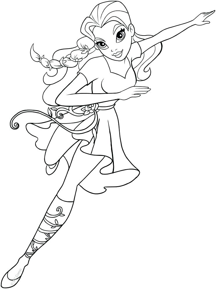 DC Superhero Girls Coloring Pages - Best Coloring Pages For Kids