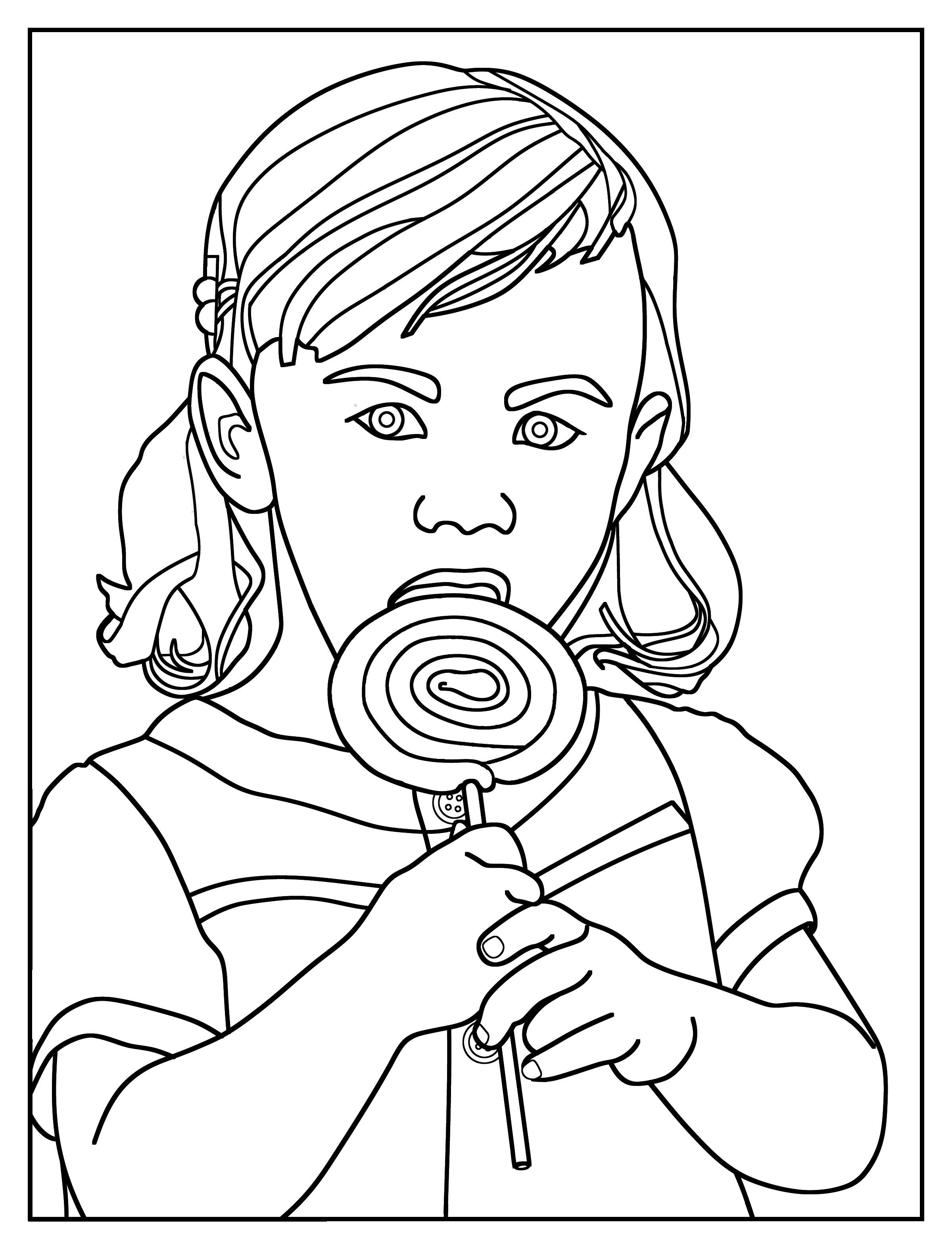 Lollipop Coloring Pages - Best Coloring Pages For Kids