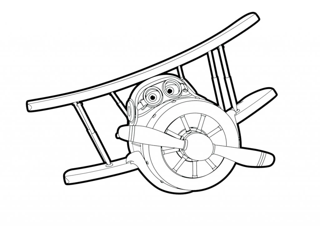 Grand Albert - Super Wings Coloring Pages