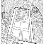 Hard Doctor Who Coloring Page