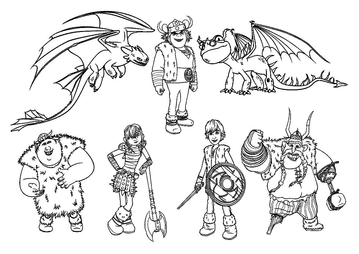 How to Train Your Dragon Coloring Pages Best Coloring Pages For Kids
