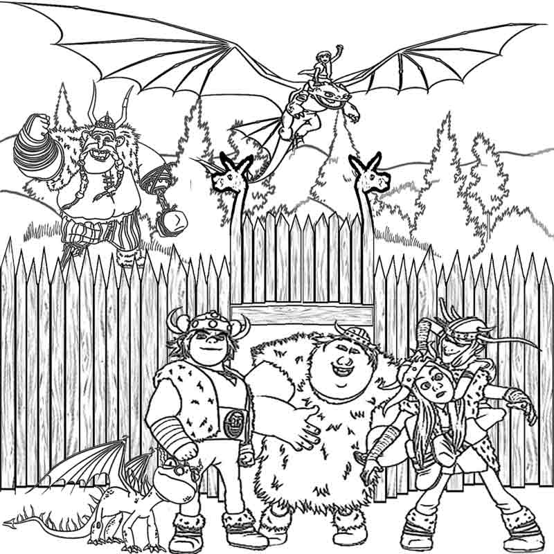 toothless dragon coloring pages