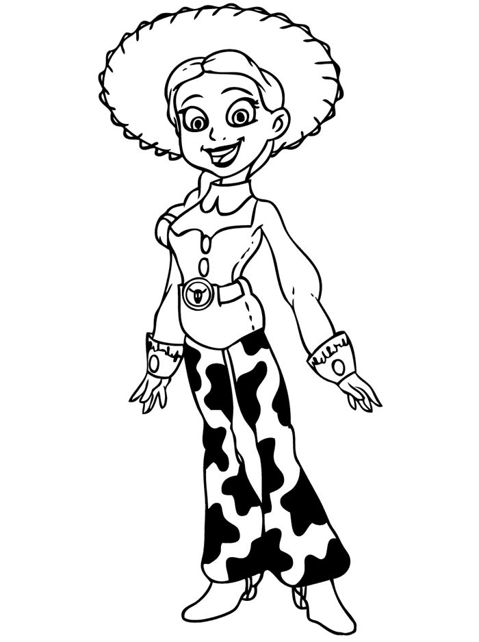 Jessie Coloring Pages 9