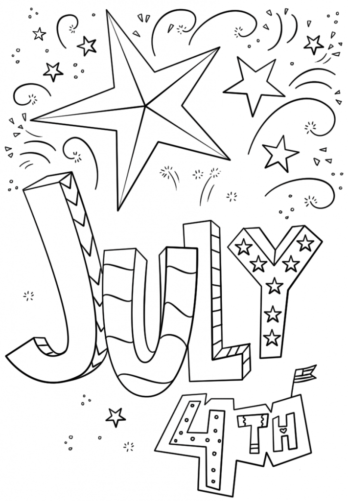 July 4th Coloring Pages