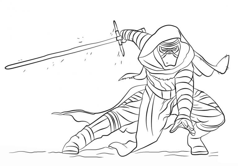 Kylo Ren Coloring Pages - Best Coloring Pages For Kids
