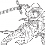 Kylo Ren Printable Coloring Pages