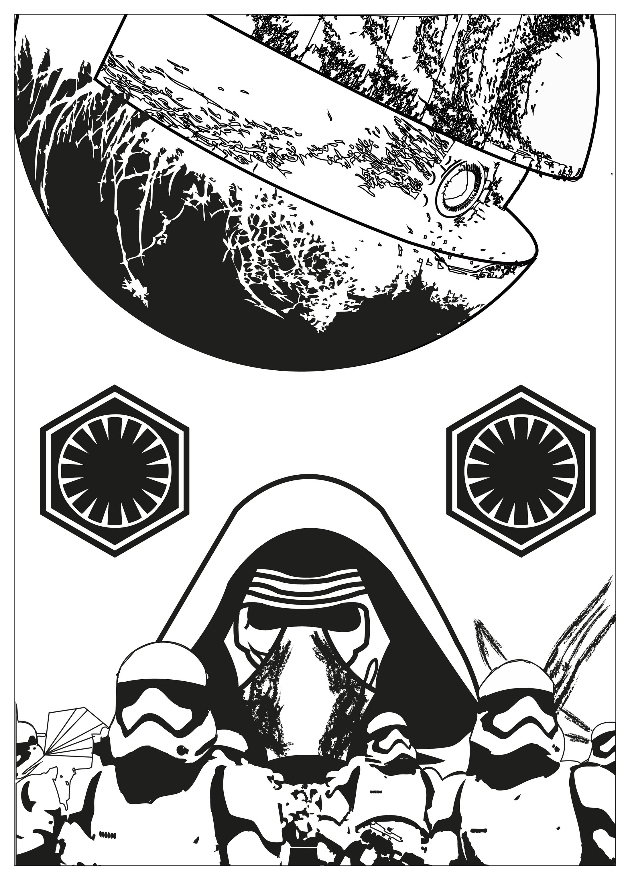 Kylo Ren Coloring Pages  Best Coloring Pages For Kids