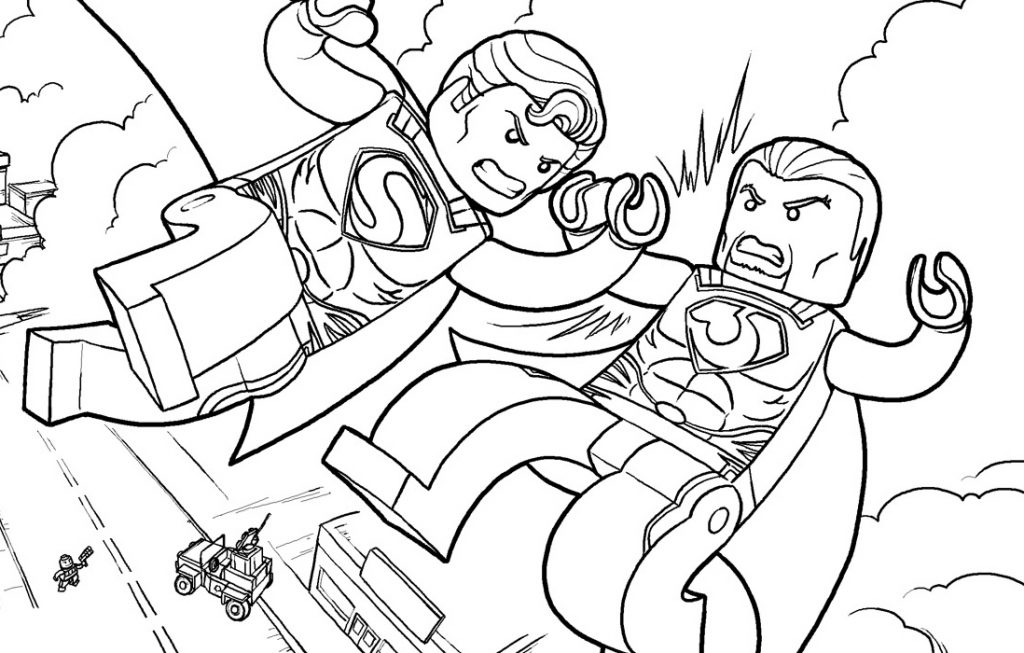 Lego Superhero Coloring Pages - Best Coloring Pages For Kids