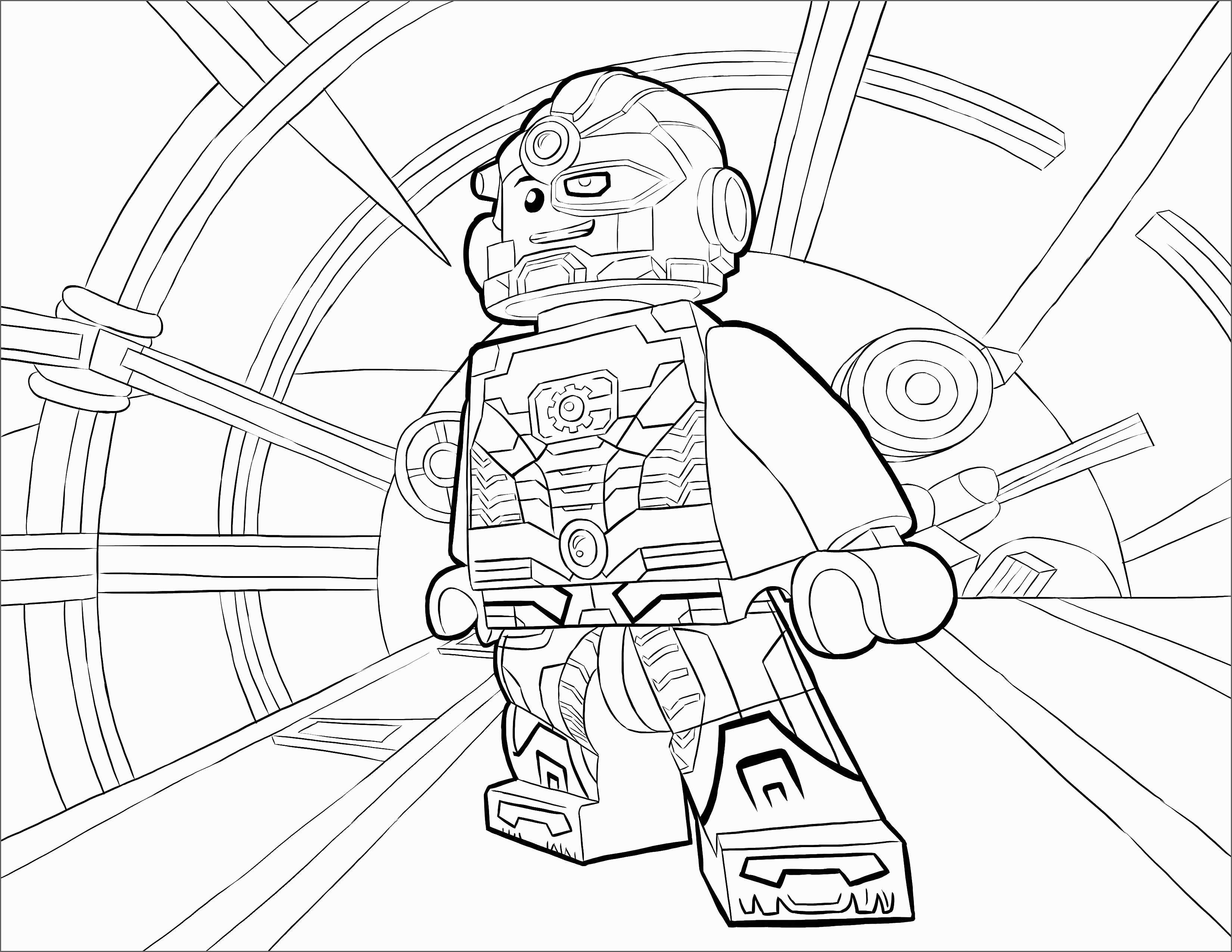 Lego Marvel Super Heroes Modok Coloring Pages