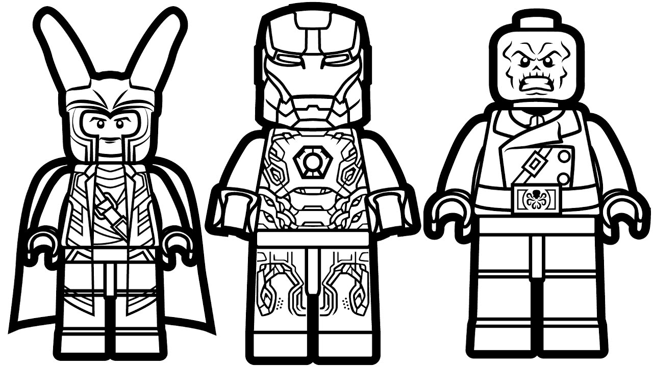 Bild von Lego-Superheroes-Coloring-Page