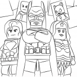 Lego Superheroes Coloring Pages