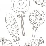Lollipop Candy Coloring Pages