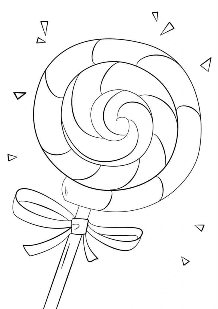 Lollipop Coloring Pages