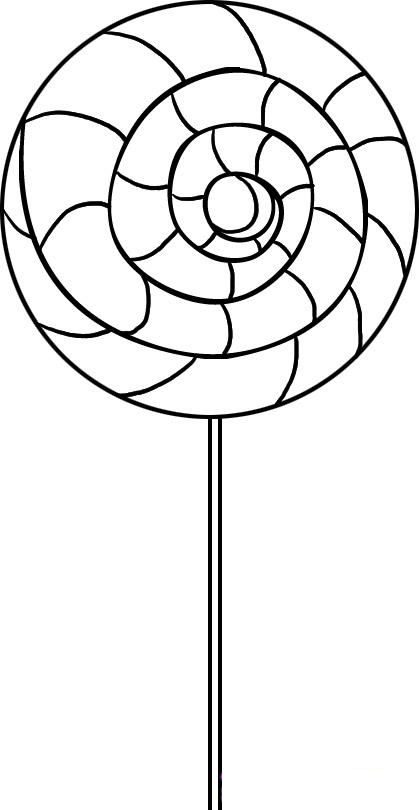 Free Printable Lollipop Coloring Pages