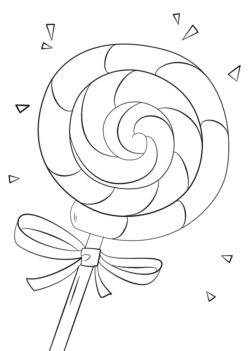 Lollipop Swirl Template