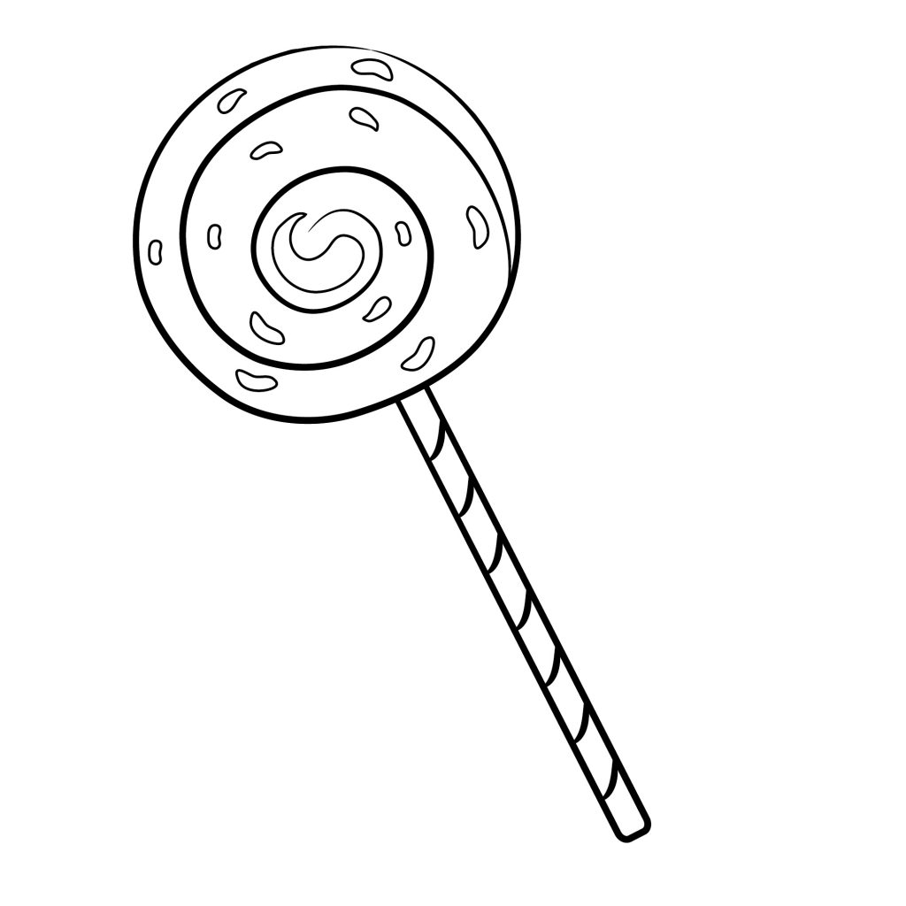 Lollipop Coloring Pages