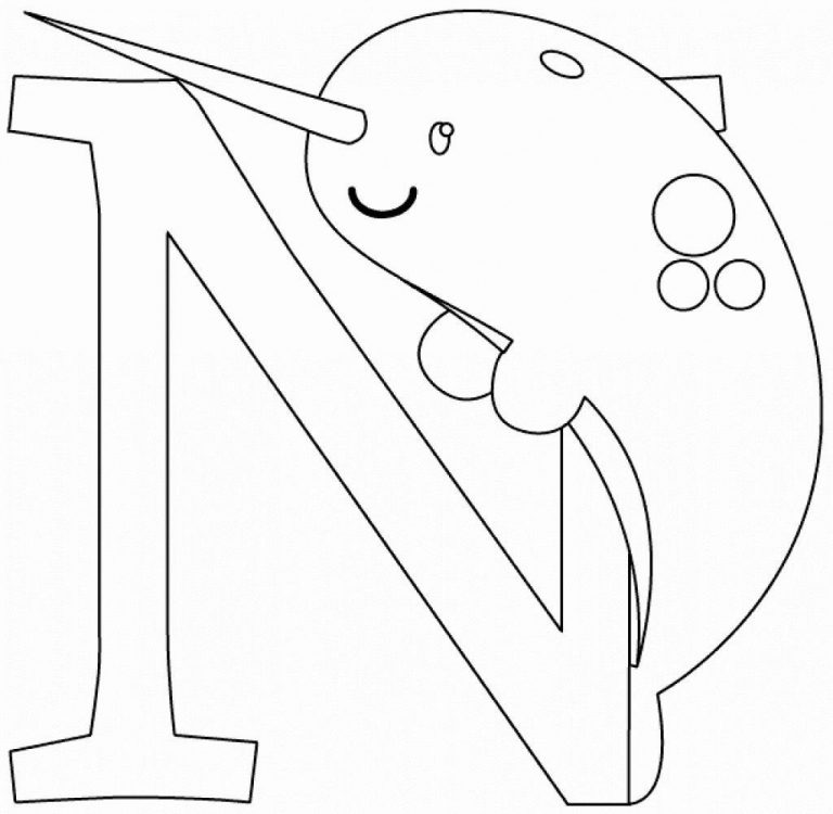 Narwhal Coloring Pages - Best Coloring Pages For Kids