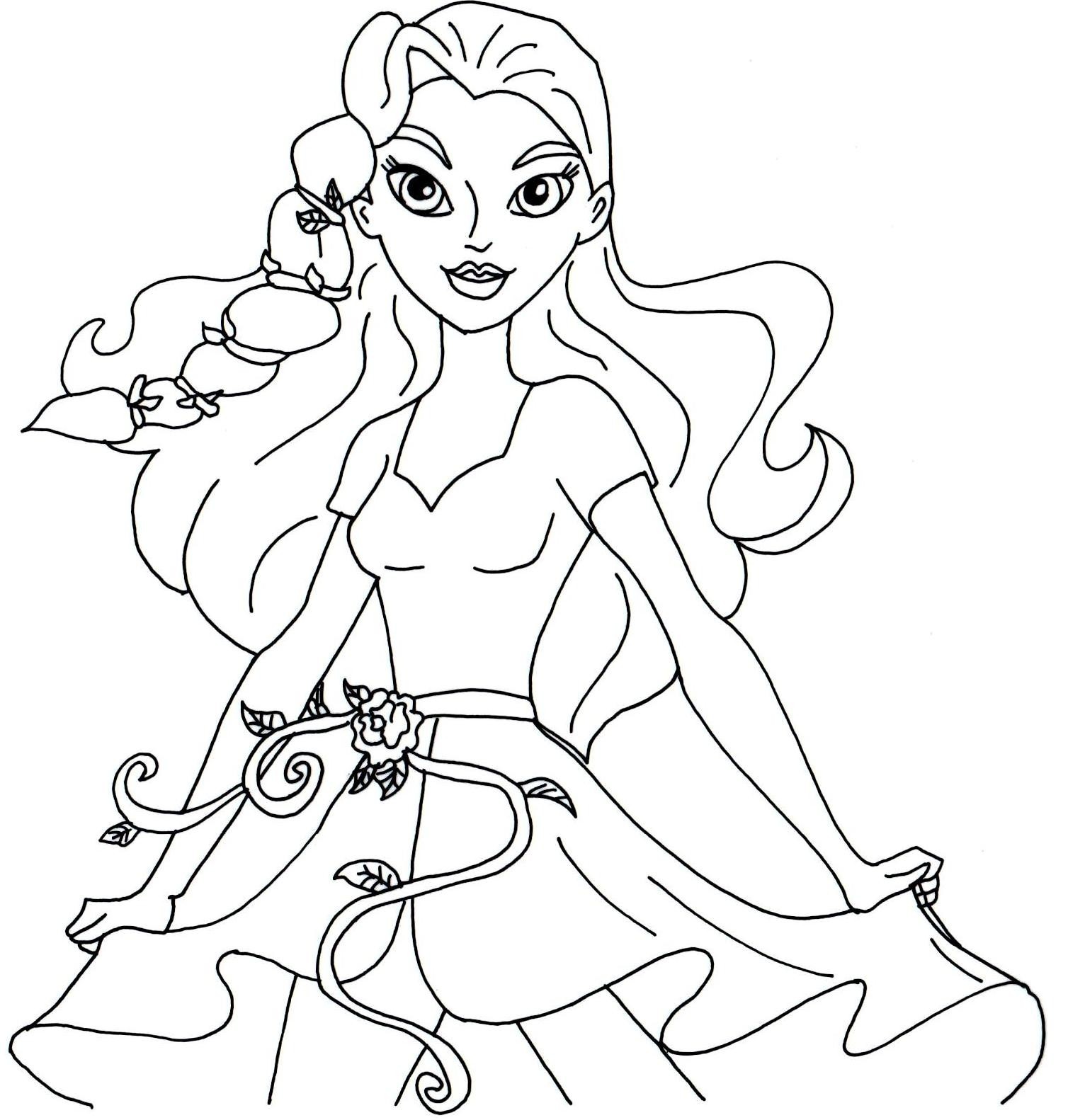 DC Superhero Girls Coloring Pages - Best Coloring Pages For Kids