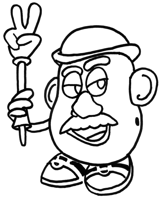 Potato Head Toy Story 4 Coloring Pages