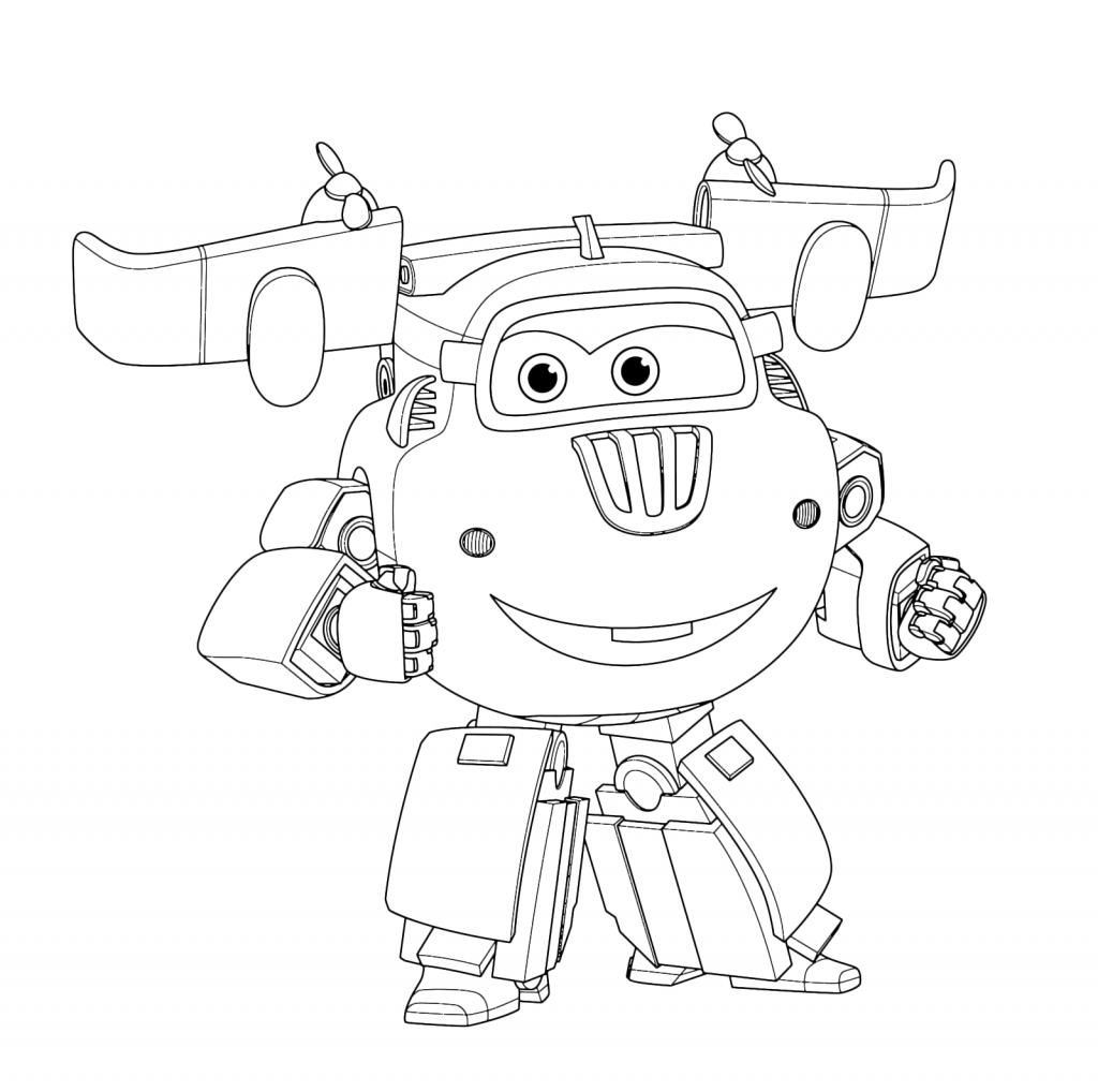 Print Super Wings Coloring Pages