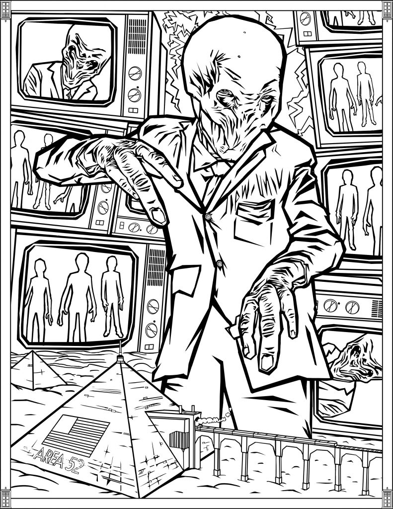Printable Doctor Who Scenes Coloring Pages
