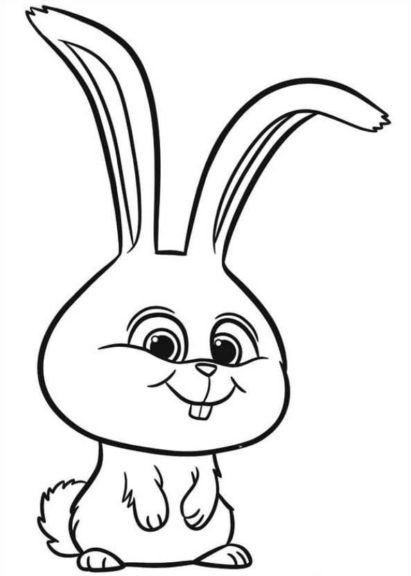 Snowball Pets Coloring Page