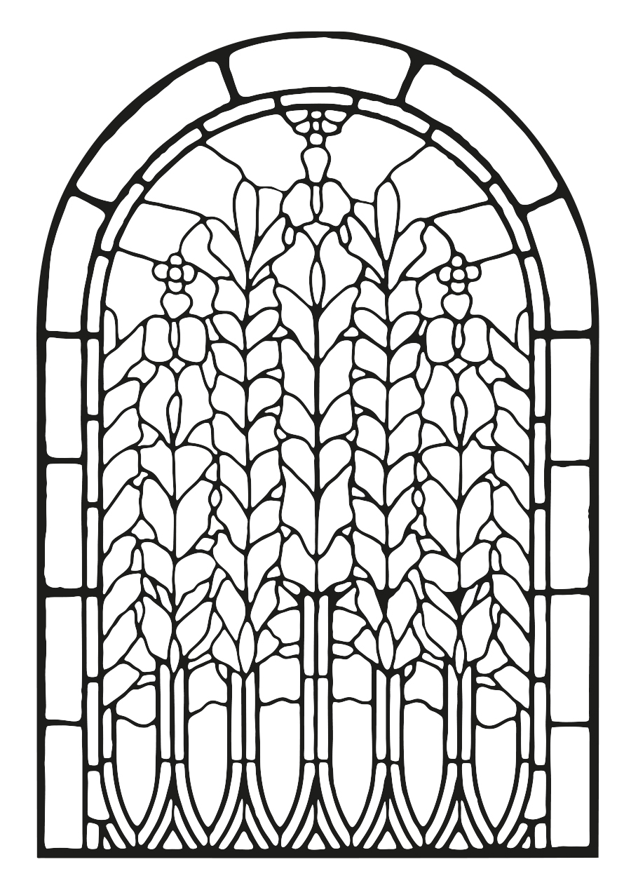 Stained Glass Coloring Pages for Adults - Best Coloring Pages For Kids