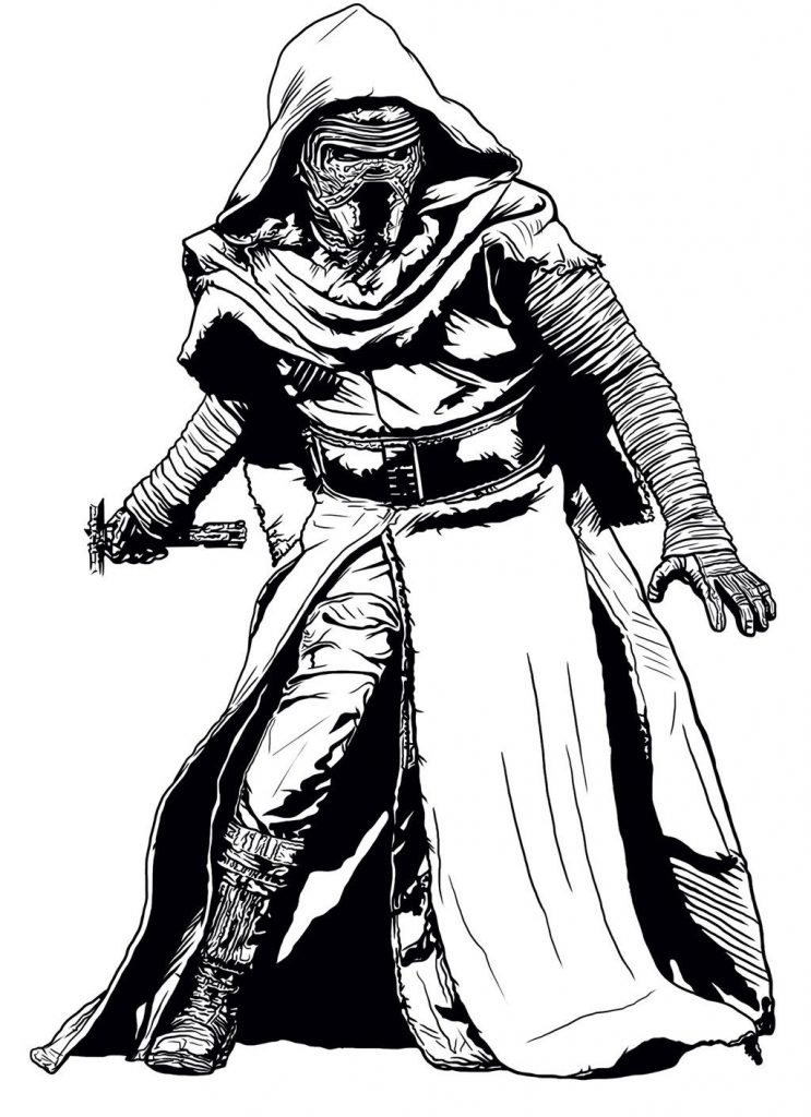 Kylo Ren Coloring Pages  Best Coloring Pages For Kids