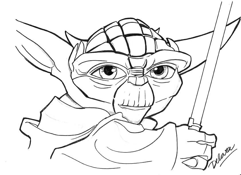 Yoda Coloring Pages - Best Coloring Pages For Kids