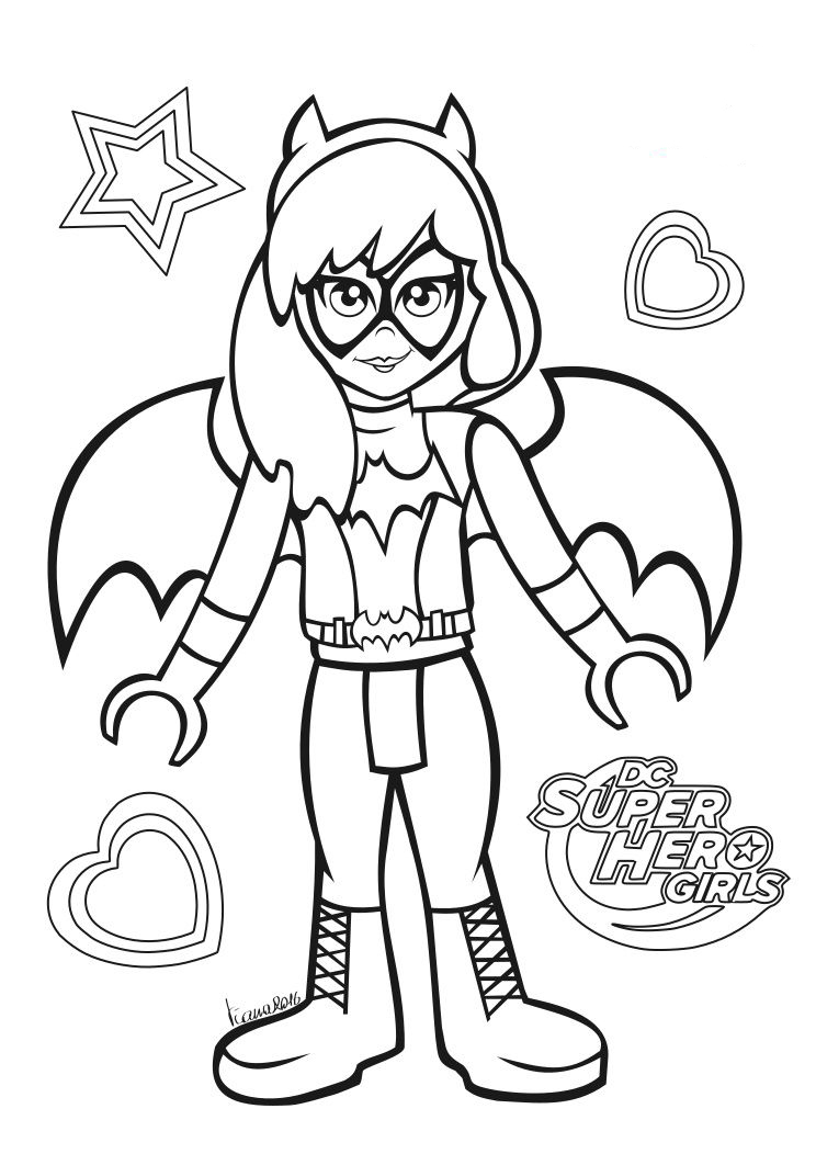 Super Girls Coloring Pages Coloring Pages