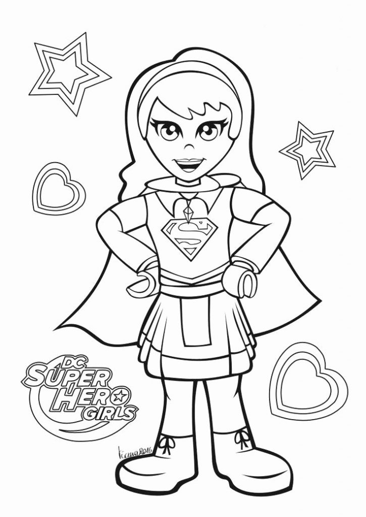 DC Superhero Girls Coloring Pages - Best Coloring Pages For Kids