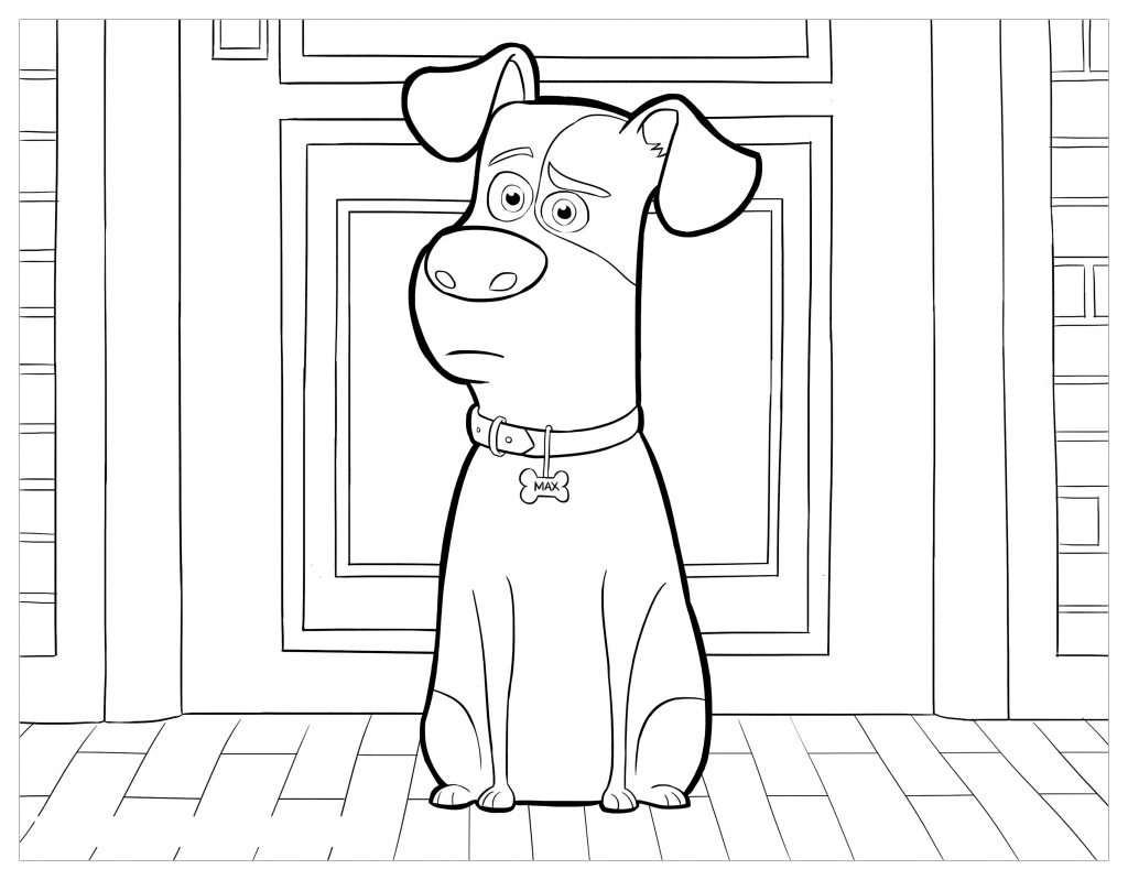 The Secret Life of Pets Printable Coloring Pages