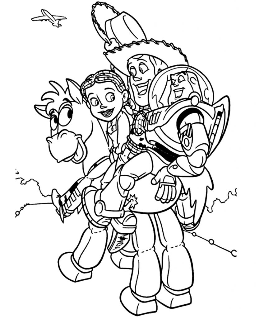 Toy Story 4 Coloring Pages