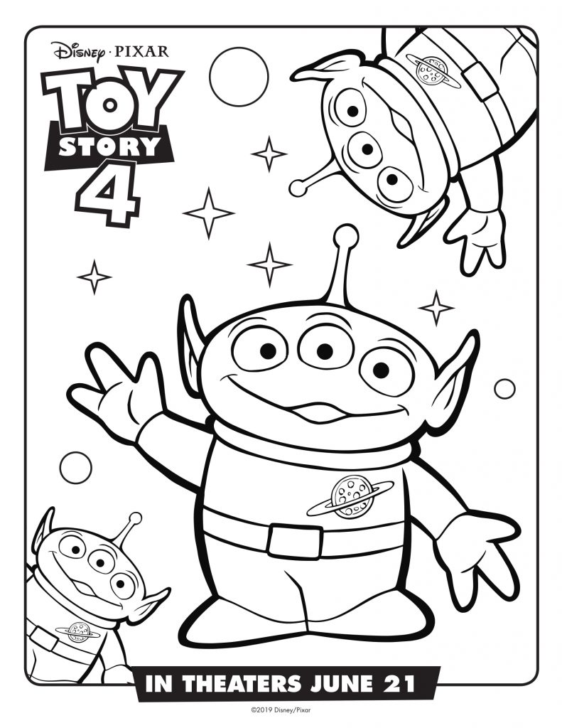 Toy Story 4 Movie Coloring Pages