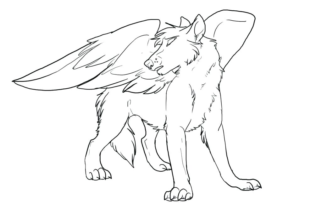 Featured image of post Wolf With Wings Coloring Pages For Adults So you can only get the best wolves pictures to color