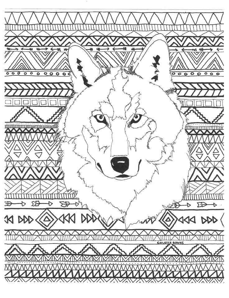 Wolf Coloring Pages for Adults - Best Coloring Pages For Kids