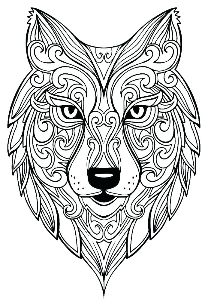 wolf coloring pages for adults  best coloring pages for kids