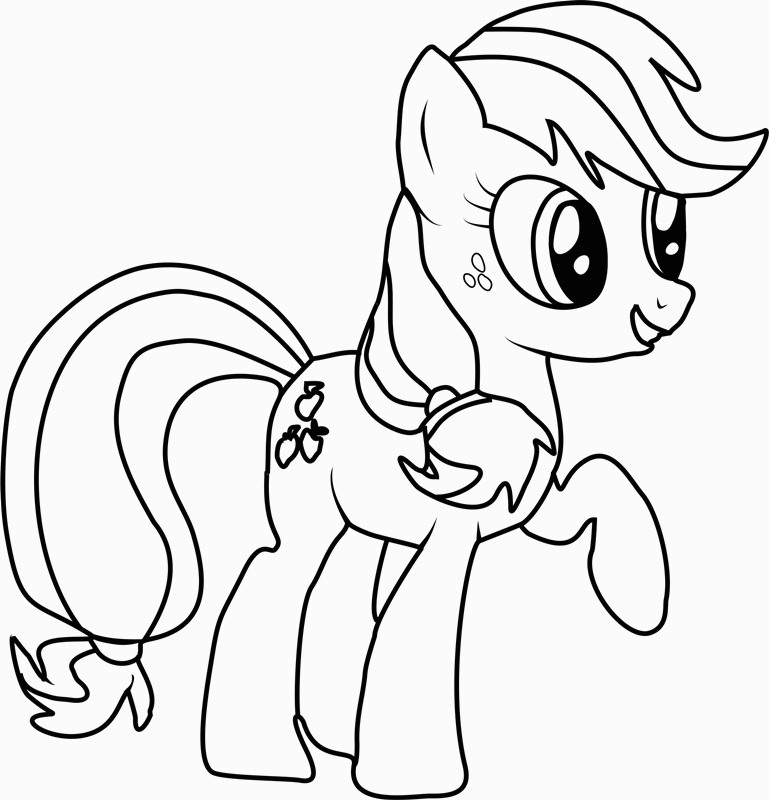Applejack Coloring Pages Best Coloring Pages For Kids