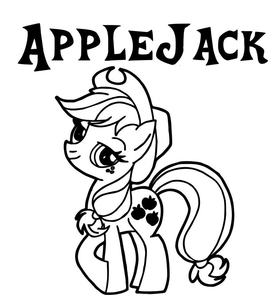Applejack Coloring Pages Best Coloring Pages For Kids