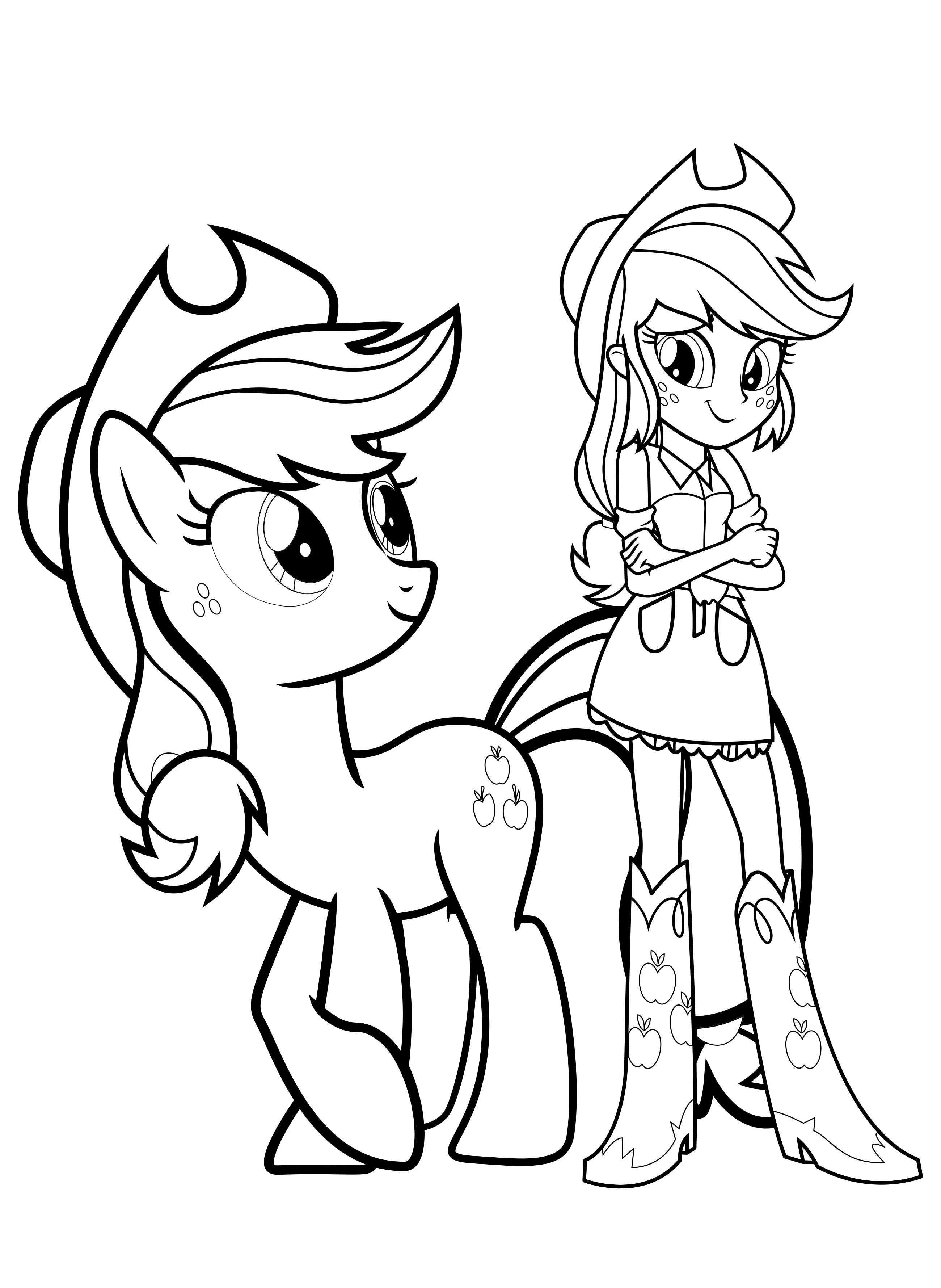 Applejack Coloring Pages Best Coloring Pages For Kids