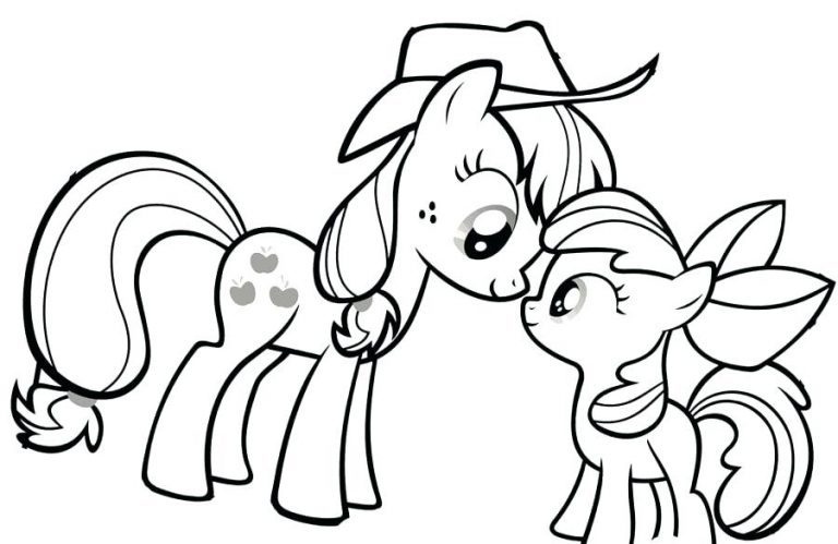 Applejack Coloring Pages - Best Coloring Pages For Kids