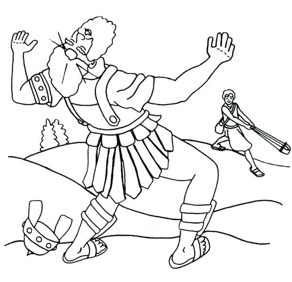 Download David and Goliath Coloring Pages - Best Coloring Pages For ...