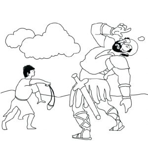 david and goliath coloring pages  best coloring pages for