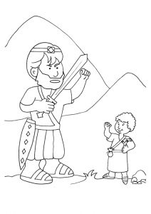 david and goliath coloring pages  best coloring pages for
