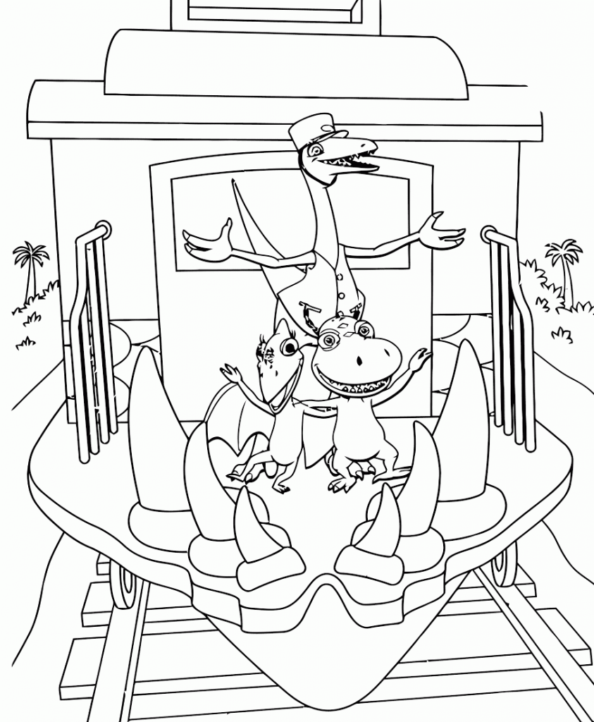 Dinosaur Train Coloring Pages