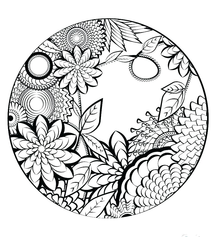 Easy Coloring Pages for Adults